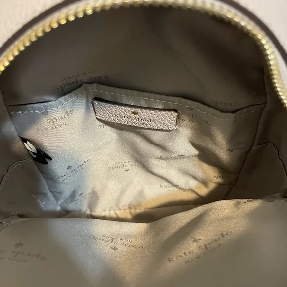 GREAT CONDITION Kate Spade Emma Sling Backpack in Cozy Grey - Pebbled Leather - Picture 7 of 17